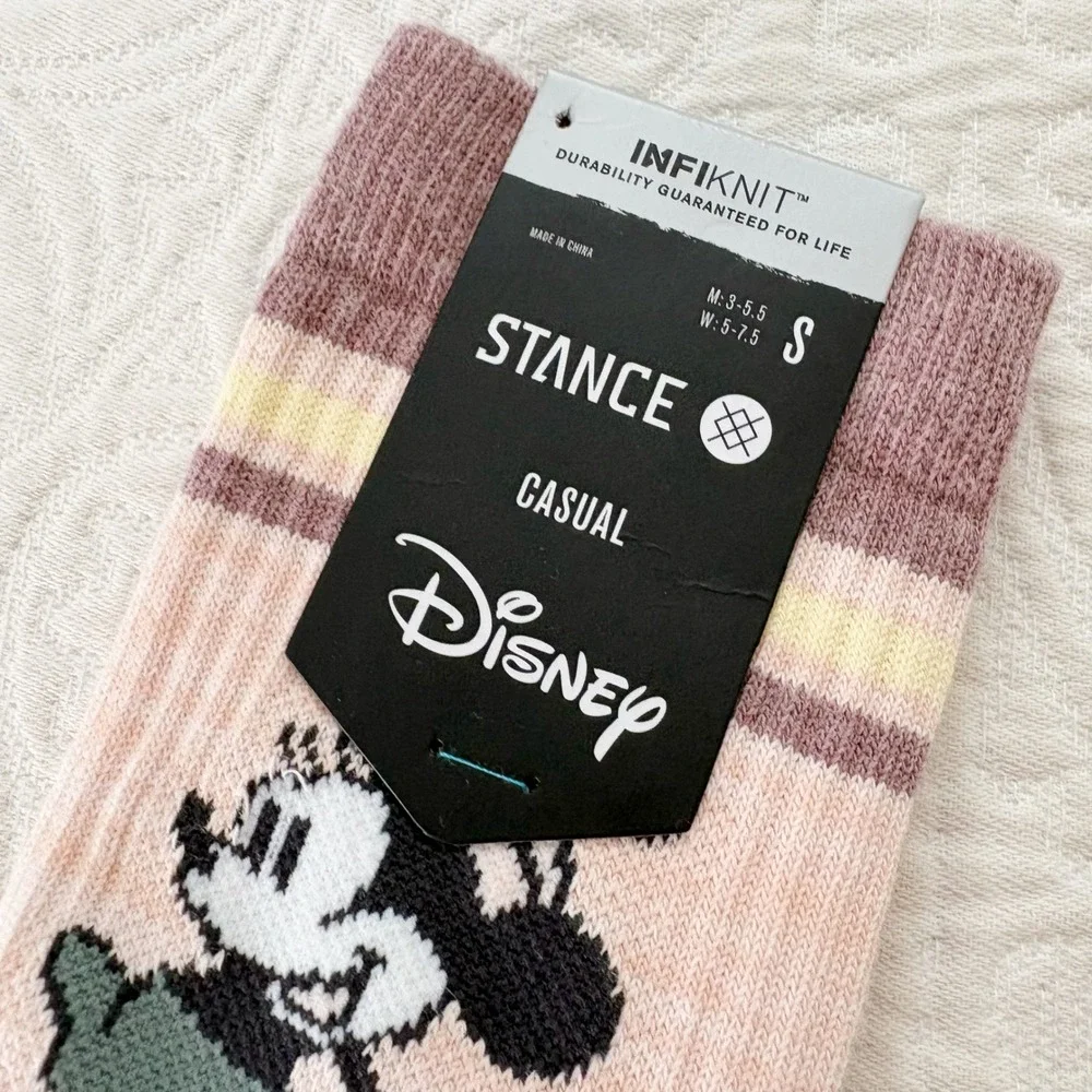 Stance x Disney Vintage Minnie 2020 Combed Cotton Crew Socks (W's 5-7.5)